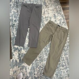Mens Lucky Cotton slim straight grey/beige jean pants 40/32. $20/or both for $35